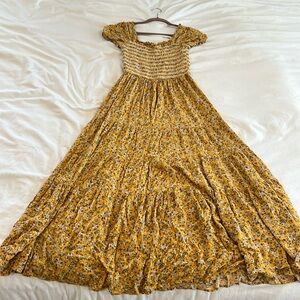 Yellow floral Storia Maxi dress